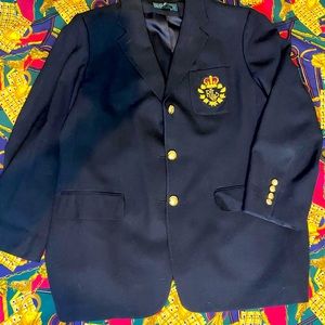 SOLD!! 90s Vintage Ralph Lauren Blazer w/RL Crest